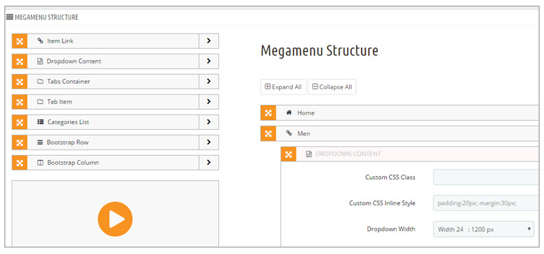 Menu Builder